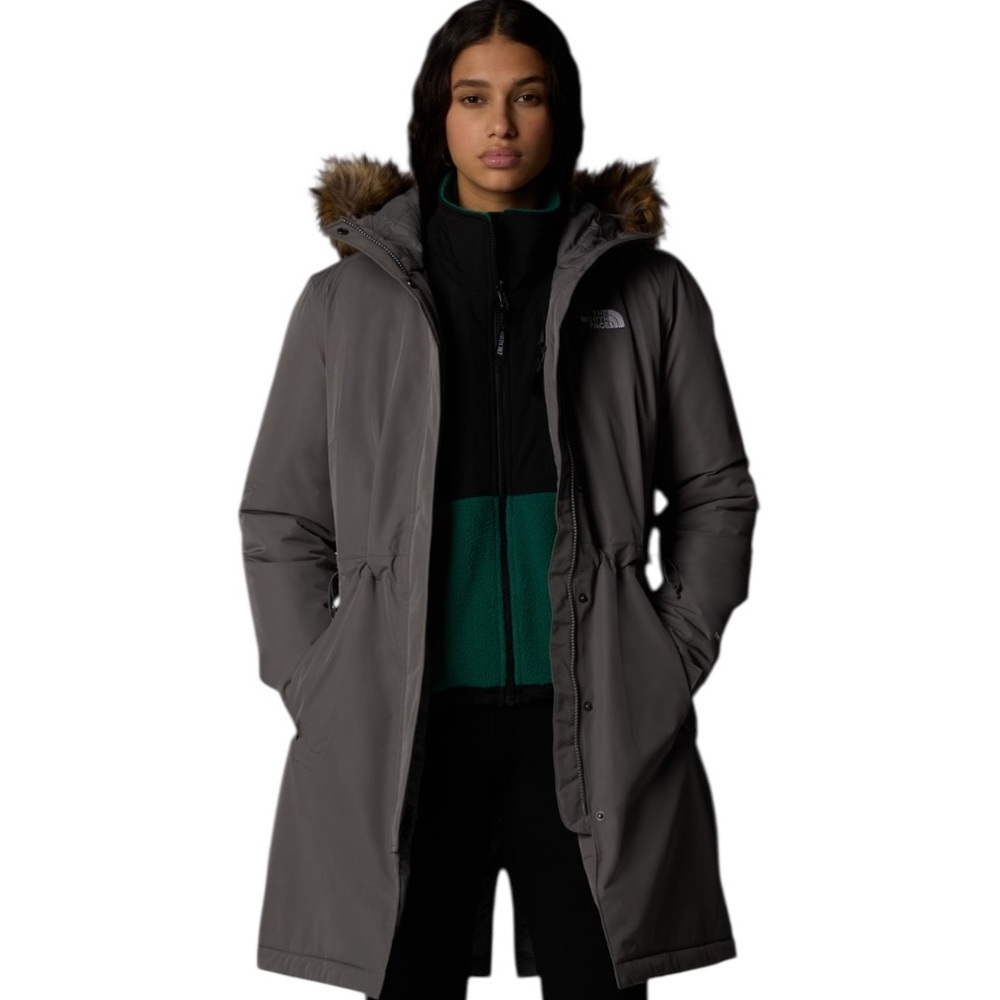 The North Face Women's XL Arctic Parka charcoal gray - Picture 3 of 13